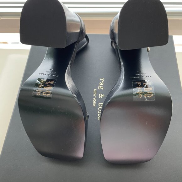 RAG & BONE Matrix Ankle Strap Sandals/ Color: Black - Picture 4 of 5